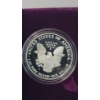 Image 3 : 1991 1 Troy oz 999 Fine Silver American Eagle Coin With Original Box/COA