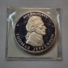 Image 1 : Liberty Lobby Guaranteed Thomas Jefferson Design 480 Grains (One Troy Ounce) .999 Fine Silver Round