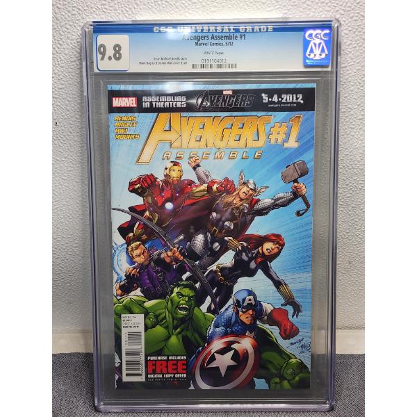 Avengers Assemble #1 Marvel Comics 5/12 CGC Graded 9.8
