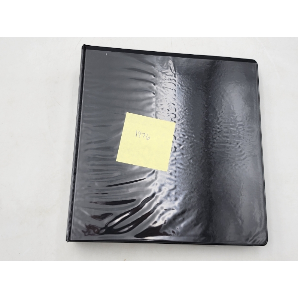 Huge Binder Full of 1976 Assorted Football Trading Cards