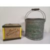 Image 1 : Lot of Two Vintage Bait Containers Ft. Bait Canteen & Mohawk Minnow Pail
