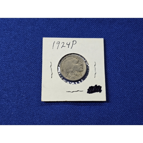 1924-P Indian Head Buffalo Nickel