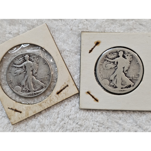 90% Silver United States Half-Dollar Assortment (Walking Liberty) - AFV: $1.00
