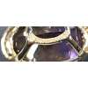 Image 3 : 14K Gold Purple & Pink Necklace Pendants - Total Weight: 5.7g