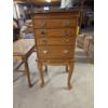 Image 2 : *Pick Up At Mantua Home-No Shipping Available* Wonderful Condition Oak Standing Jewelry Armoire & Go