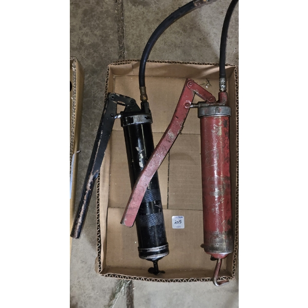 2 Vintage Grease Guns