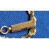 Image 3 : 14K Yellow Gold 10" Twisted Rope Bracelet - Weight: 6.7g