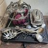 Image 9 : Vintage Silver Plated Tableware Serving Utensils Lot - 3.2lbs