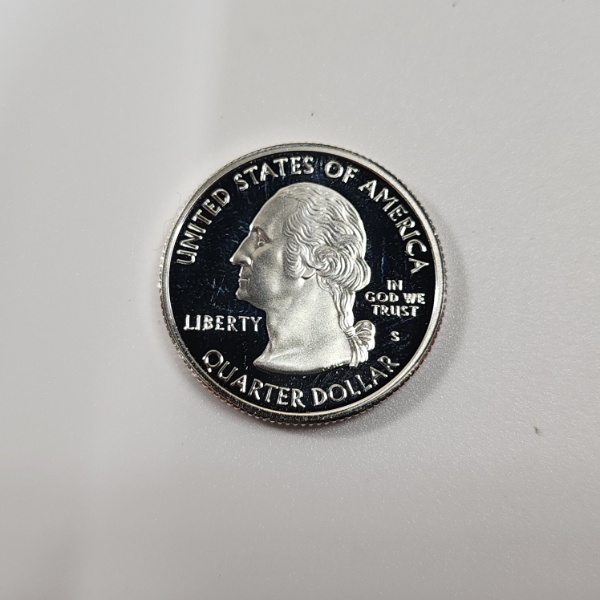 United States 90% Silver Proof State Quarter - 2001-S Kentucky 