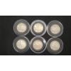 Image 5 : Assorted Years & Mint Marks 90% Silver Walking Liberty Half Dollars In Coin Capsules -Face Value: $3
