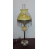 Image 1 : 23" Tall Metal & Glass Table Lamp With 10" Shade In Colorful Yellow 