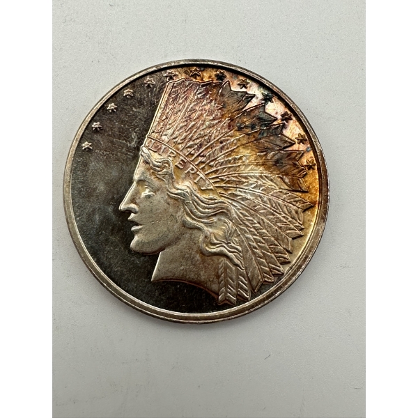 Silvertowne 1oz .999 Silver Indian Round
