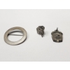 Image 2 : Three Sterling Silver Pieces: Pin, Pendants, Charm - Total Weight: 13.3g