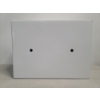 Image 4 : Small White Metal Locking Safe/Storage Measuring 9" X 7" X 6.5" - NEW OPEN BOX - Comes With 2 Keys