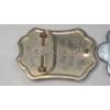 Image 10 : (4) Assorted Vintage Belt Buckles Featuring Western And Numismatic Designs
