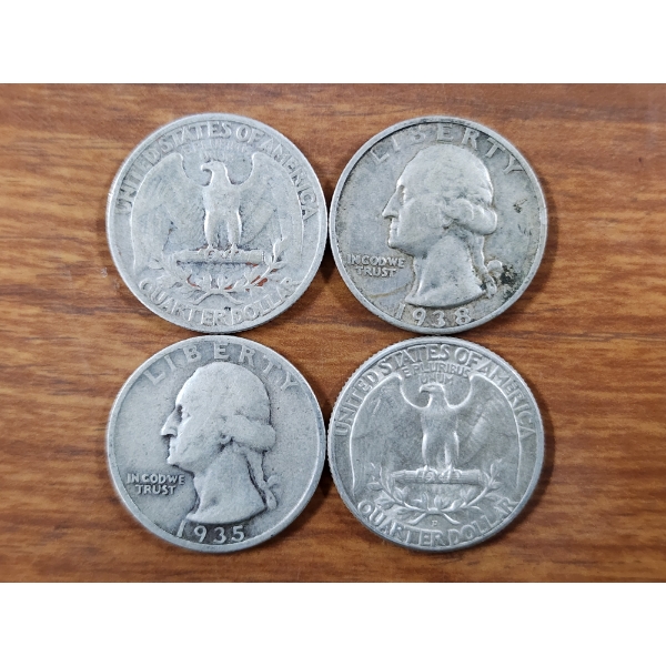 $1.00 Face Value in 90% Silver United States Washington Head Quarters