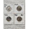 Image 1 : Four 90% Silver US Treasury Quarters - Brilliant, Uncirculated - AFV $1