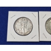 Image 2 : 2 - 90% Silver Half Dollar Coins - 1945 Walking Liberty Half Dollar and 1964 Kennedy Half Dollar