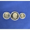 Image 2 : 1776-1976 - S Bicentennial Silver 3 Coin Proof Set - With Folding Case