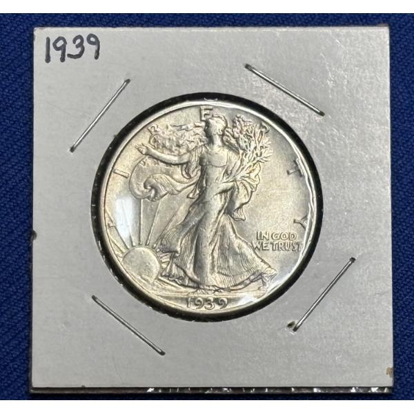 1939 (90% Silver Walking Liberty Half Dollar)