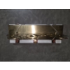 Image 2 : New Golden Tone 15'' x 7.5'' Stocking Hanger