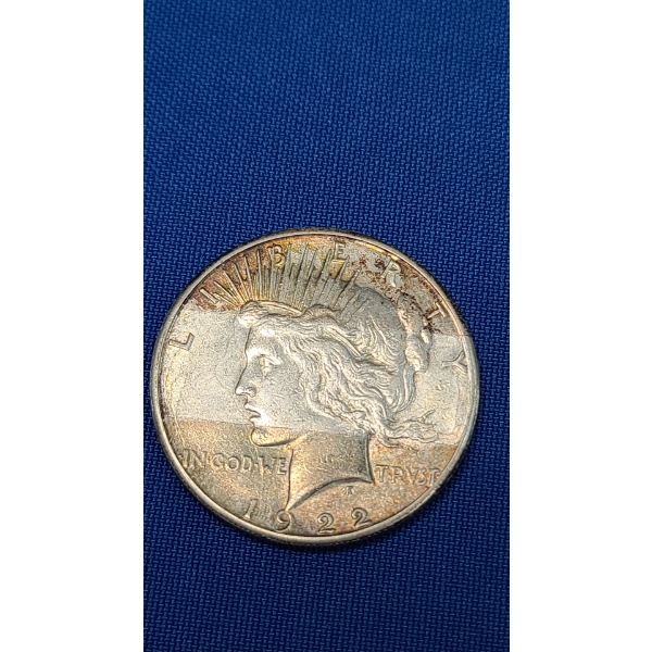 1922-S 90% Silver Peace Dollar 