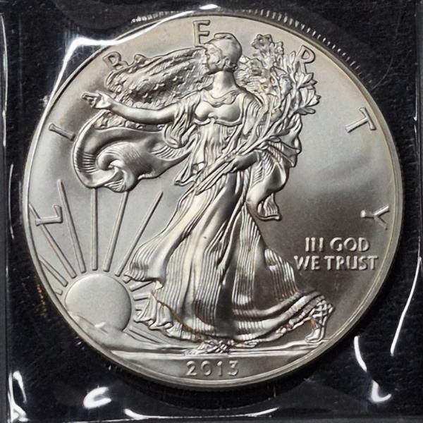 2013 United States Uncirculated Silver .999 1 Oz Eagle