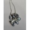 Image 6 : Sterling Silver Elephant Pendant On 18" Sterling Silver Necklace - Weight: 2.6g