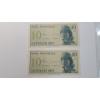 Image 2 : Lot Of (9) Vintage Japan and Korea Banknotes 