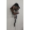 Image 2 : Vintage German Country Scene Cuckoo Clock With 3 Weights - See Details