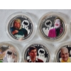 Image 2 : 10 Assorted BATMAN DC Comics Colorized Collectible Coins in Capsules