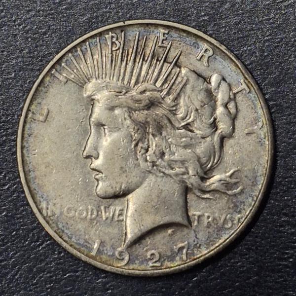 1927 P  Peace Silver Dollar - See Pics For Condition