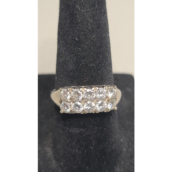 Women's 14K Gold Moissanite Ring - Size 6.5 - Weight: 3.0g