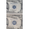 Image 2 : (4) Assorted Series United States $5 Silver Certificates - Face Value: $20.00