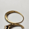 Image 7 : Two 14K Yellow Gold Rings - Sizes ~3 & 7 - Total Weight: 2.7g