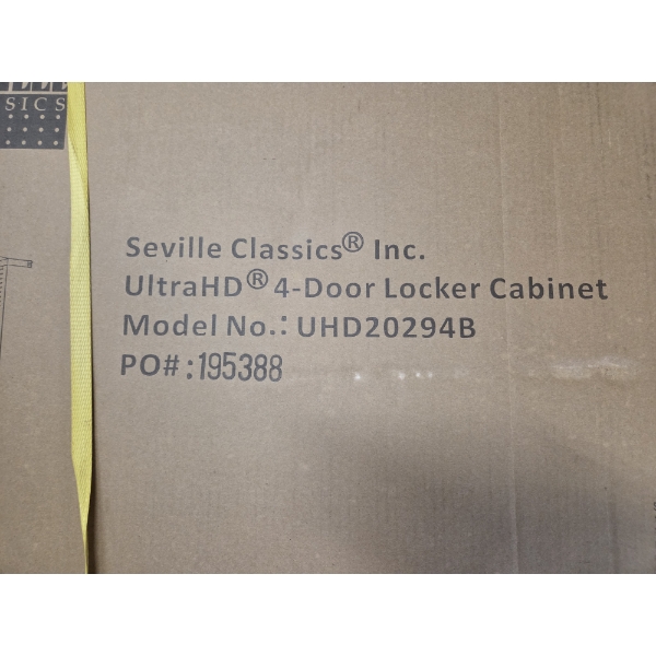 Brand New! Seville Classics Ultra 4 Door Locker Cabinet