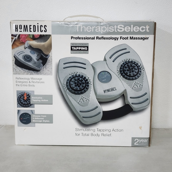 Homedics Therapist Select Professional Reflexology Foot Massager ~ LIKE NEW IN BOX!