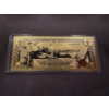 Image 1 : Exceptional $1.00 Educational Note - Gold Back .99999999 - 24K Bill In Protective Holder - Mint Cond
