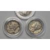 Image 3 : Assorted U.S 90% Silver Dimes - 1915 Barber, 1925, 1939, 1941, 1944 Mercury Dimes - Face Value: 0.50