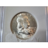 Image 2 : IGS GRADED MS65 1955 90% Silver Franklin Half Dollar