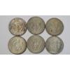 Image 2 : (6) Assorted Years 40% Silver Kennedy Half Dollars - 1965, 1966, 1967, 1968, 1969 - Face Value: $3