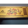 Image 3 : Rare Disney Minnie Mouse Gold Foil .999999 - 24K Gold Note In Protective Holder - Mint Condition