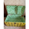 Image 2 : Glorious Painted Yellow Trunk In Fantastic Condition