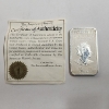 Image 1 : 2021 Queen Elizabeth II Australia One Dollar 1 oz .9999 Fine Silver Bar w/ CoA