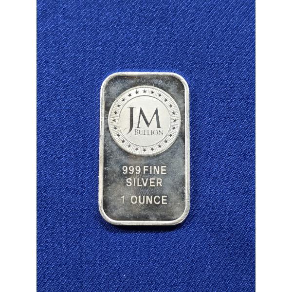 JM Bullion Silver Bar - 1 oz .999 Fine Silver