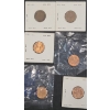 Image 11 : 1910, 1940, 1954, 1955-S, 1956-D & 1958-D Copper Wheat Cents - Face Value: $0.06