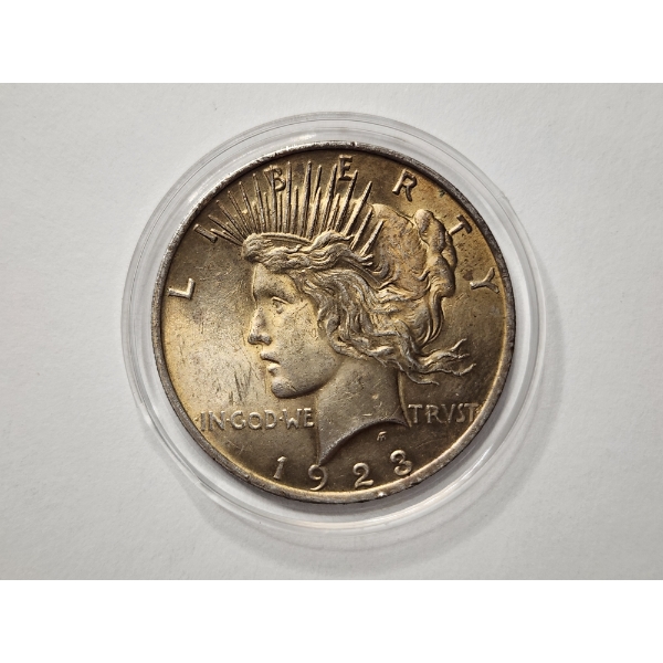 UNITED STATES 1923 SILVER PEACE DOLLAR ~ OVER 100 YEAR OLD COIN! 