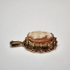Image 3 : Vintage 10K Yellow Gold Cameo Pendant - Total Weight: 3.4g