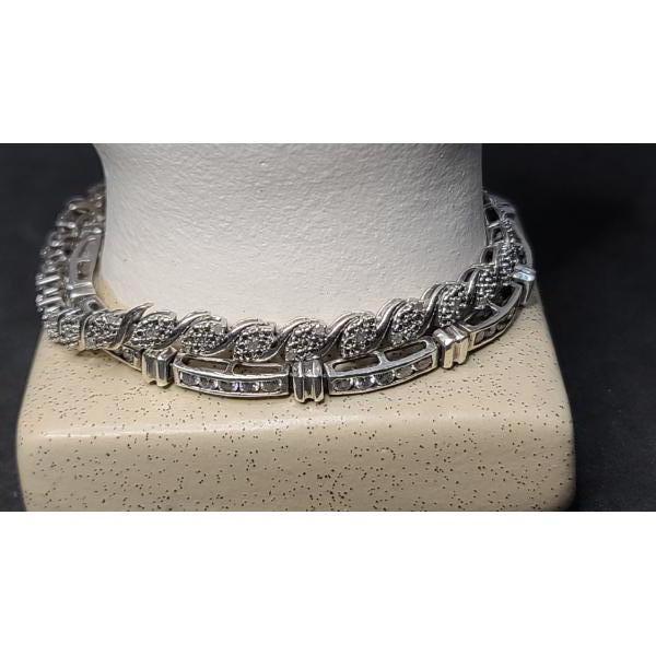 (2) Beautiful Sterling Silver Bracelets - Weight: 22.1g