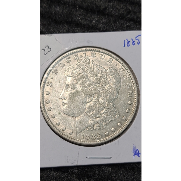 1885 90% Silver Morgan Dollar